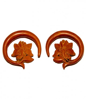 Sawo wood lotus ring