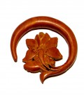 Sawo wood lotus ring