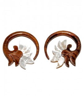 BALI MOOD (wood and shell.) - SOLD BY PIECE