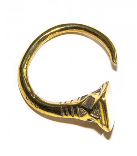 Berber brass earring 5mm
