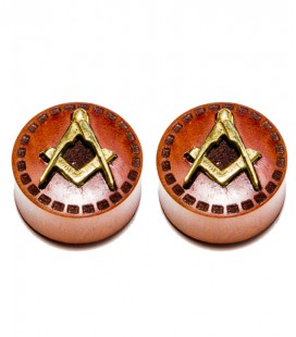 Masonic brass and sawo wood