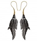 BUFFALO HORN FEATHER *PRICE BY PAIR