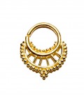 SEPTUM N°2- SILVER GOLD PLATED- 1,2 mm-