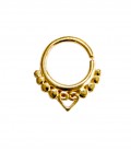 SEPTUM N°3- SILVER GOLD PLATED- 1,2 mm-