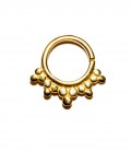 SEPTUM N°7- SILVER GOLD PLATED- 1,2 mm-