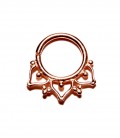 septum 62-1,2mm-Silver Rose gold plated