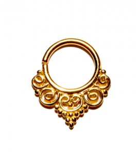 SEPTUM N°70- SILVER GOLD PLATED- 1,2 mm-