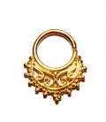 SEPTUM N°72 - SILVER GOLD PLATED- 1,2 mm-