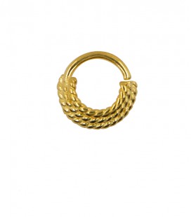 septum 85- 1,2mm -Silver gold plated