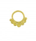 septum dots 6 1,2mm gold plated