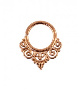 septum 64-1,2mm-Silver rose gold plated