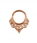 septum 64-1,2mm-Silver rose gold plated