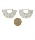 COLLECTION " ETHNIC GEOMETRIC" by Sandrine Hêches ( BRASS SILVER PLATED)