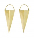 COLLECTION " ETHNIC GEOMETRIC" by Sandrine Hêches (brass) LONG MODEL