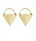 COLLECTION " ETHNIC GEOMETRIC" by Sandrine Hêches (Small model in brass)