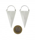 COLLECTION " ETHNIC GEOMETRIC" by Sandrine Hêches (brass silver plated)