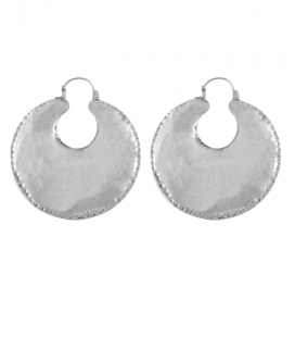 BERBER by S.HECHES (BRASS SILVER PLATED EARRINGS )