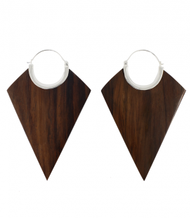 XXL COLLECTION -LOSANGES (WOOD SILVER PLATED) ****SALES***SOLDES