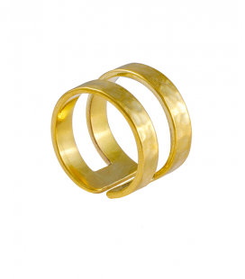 BAGUE LAITON MARTELE by S.HECHES