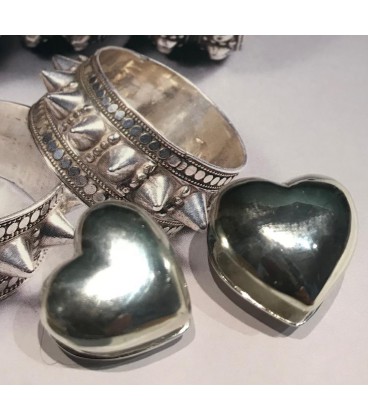 HEART (silver plated)