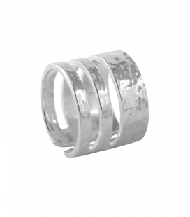 BRASS SILVER PLATED RING