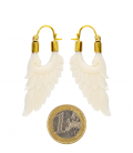 WHITE WINGS -BUFFALO BONE-SOLD BY PAIR