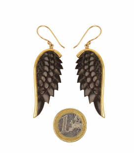 WINGS- HORN AND BRASS-SOLD BY PAIR