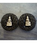 Grand Bouddha(Ebene et laiton)